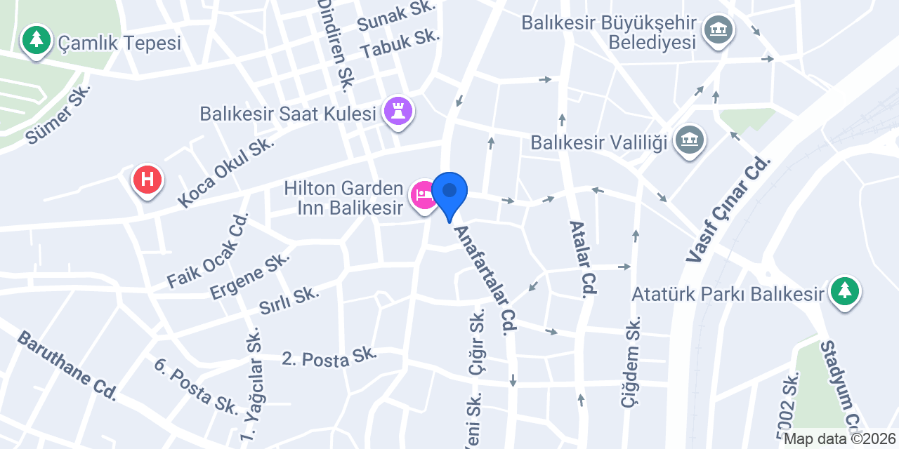 Mavi Köşe Boutique Cafe konumu