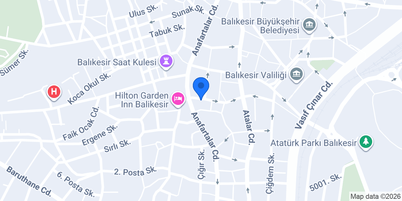 Doğa Veteriner Kliniği konumu