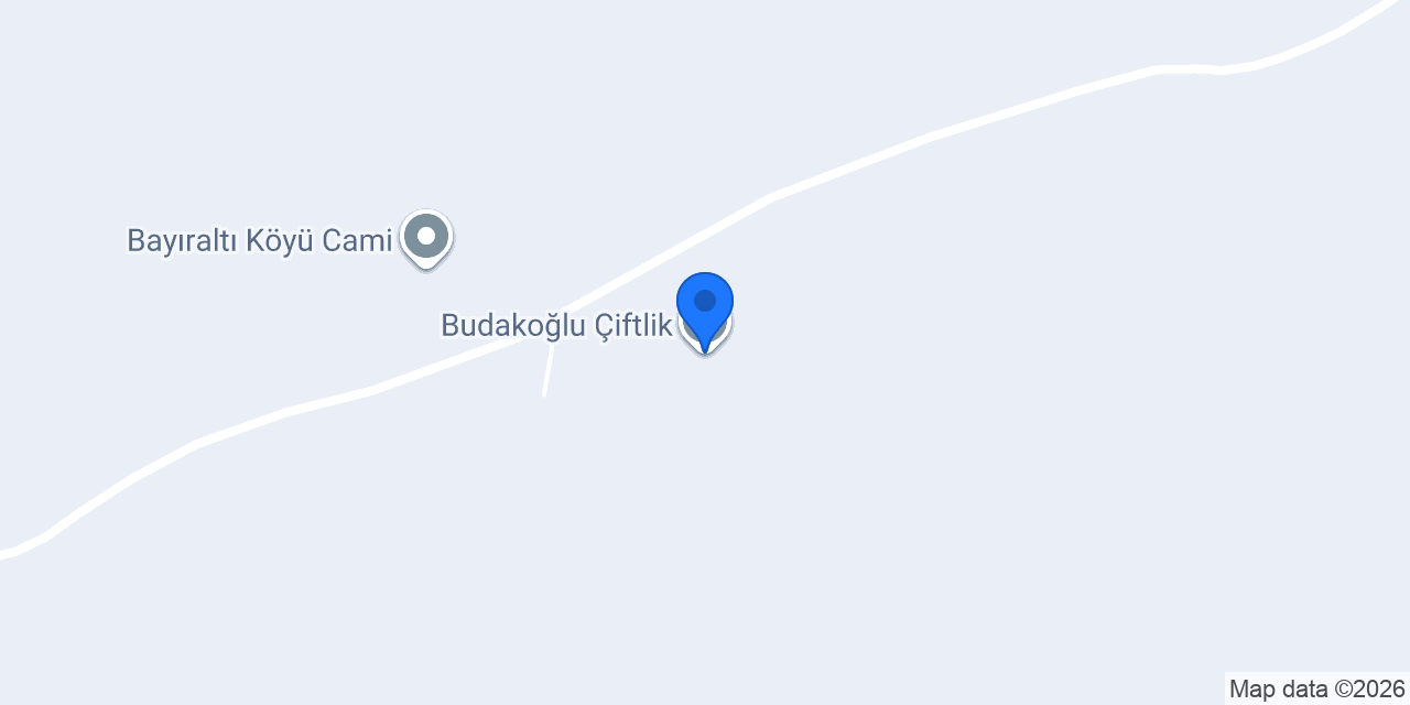 Budakoğlu Çiftlik konumu