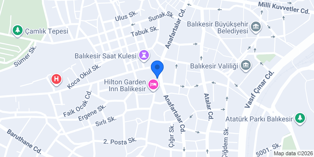 Balıkesir taksi konumu