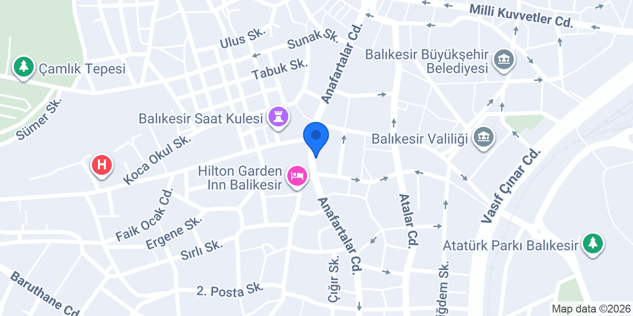 Ziraat Katılım Balıkesir Şubesi konumu