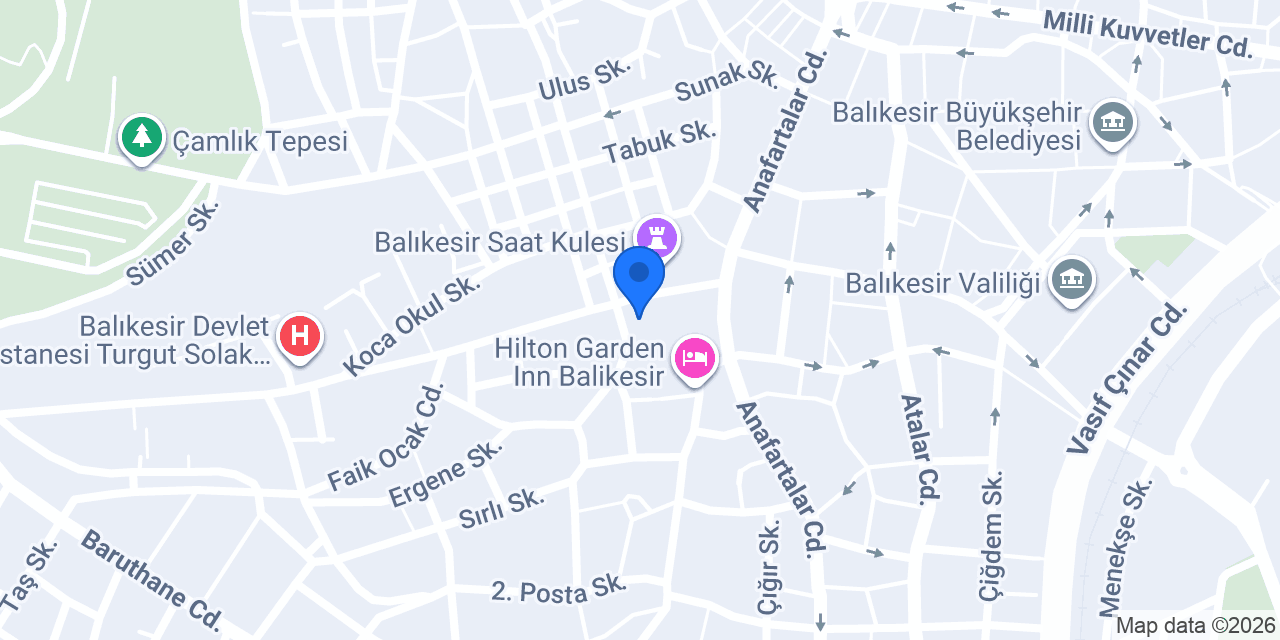 Vakıf Katılım Balıkesir Şubesi konumu