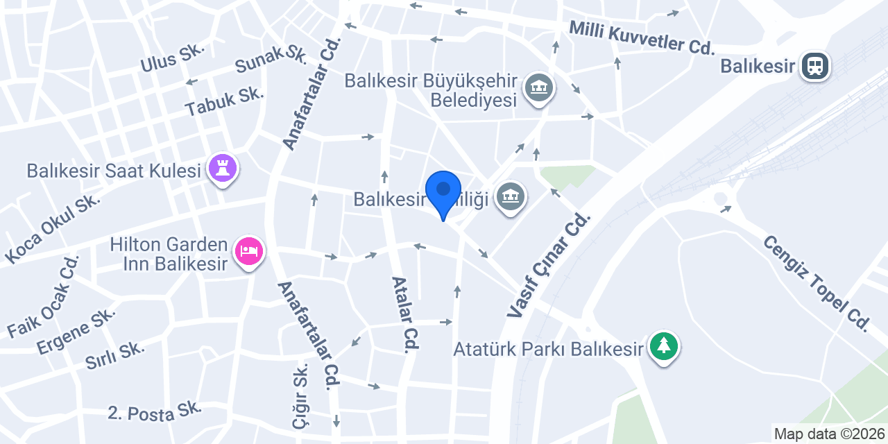 Gülen Optik konumu