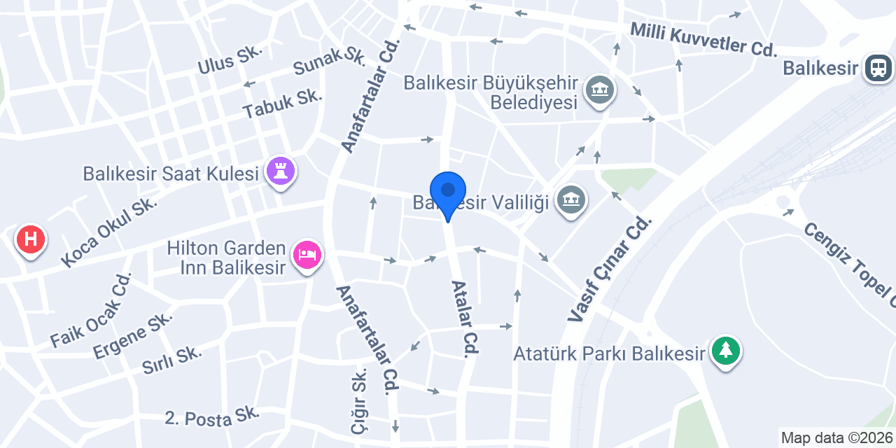 Atalar Çerçeve konumu