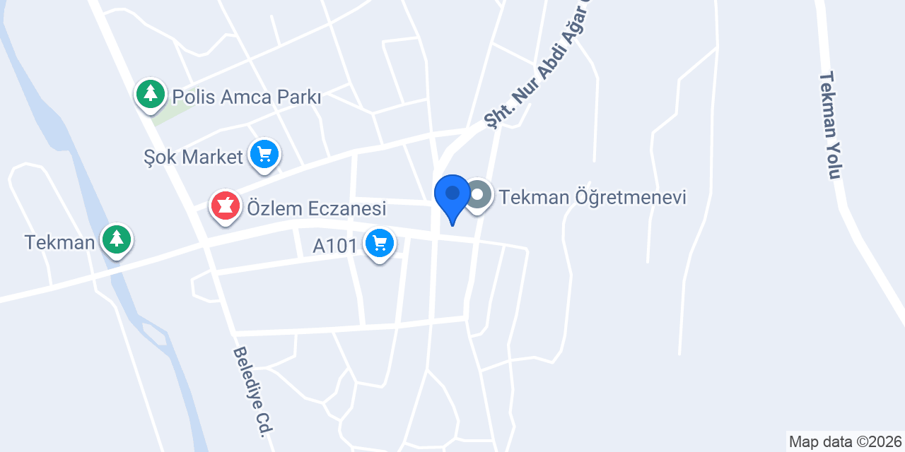 Tekman Noterliği konumu