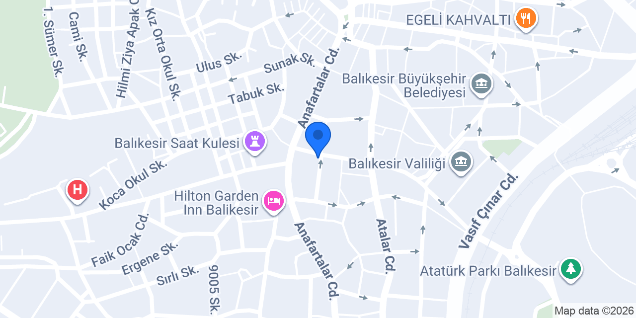 Diş Hekimi Nurcan Sakarya konumu