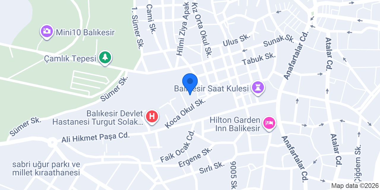 Balıkesir Lisesi konumu