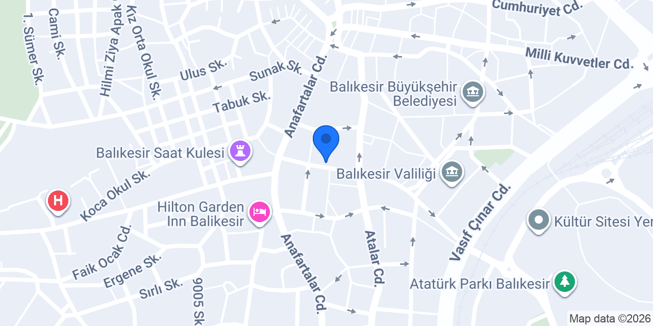Çiçek bahane konumu