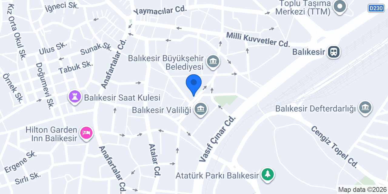 Diş Hekimi Rabia Özer konumu