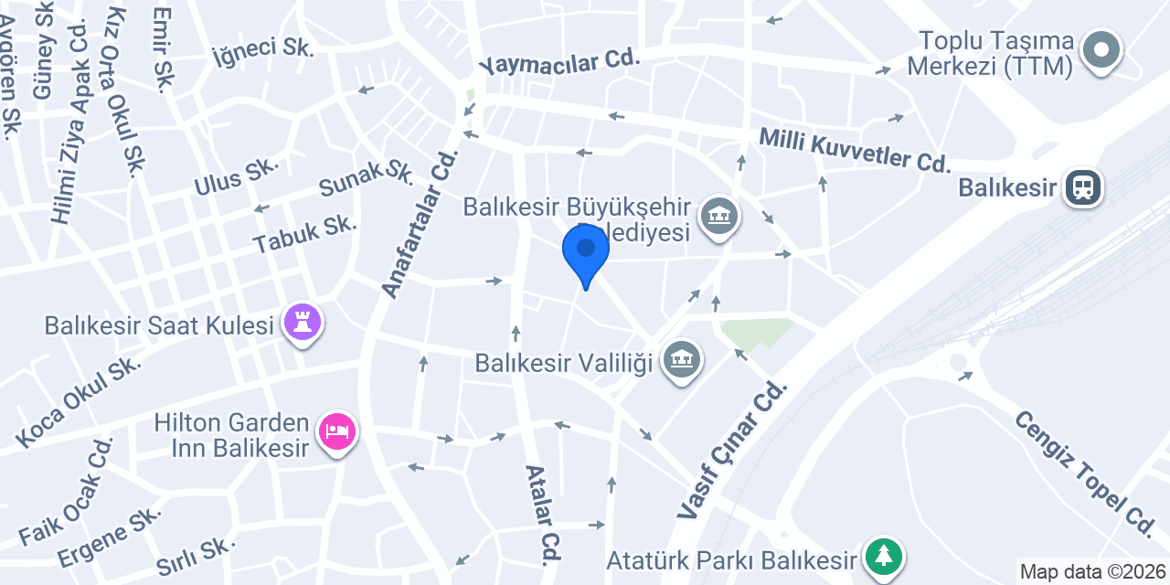 Hilton Kuru Temizleme konumu