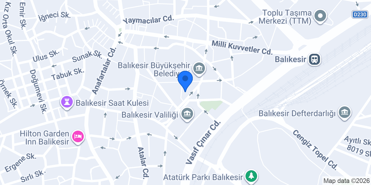 Konak Taksi konumu