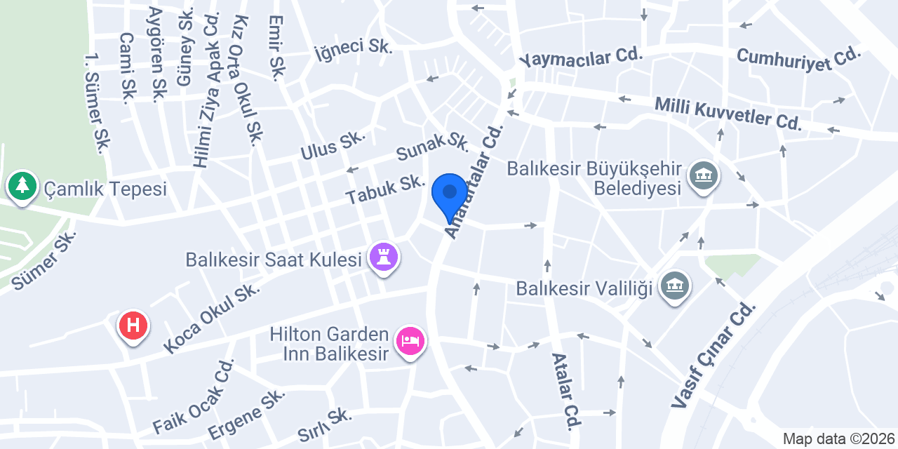 Diş Hekimi Cihangül ERDOĞAN konumu