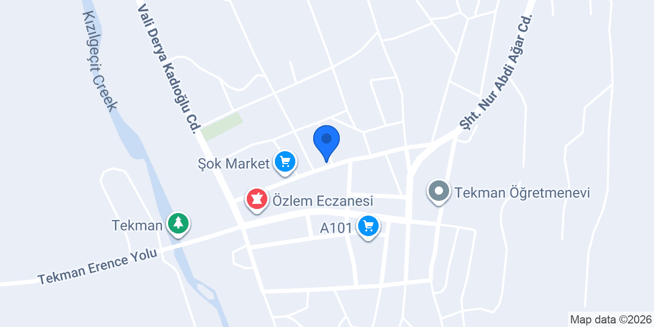 Arçelik Tekman konumu