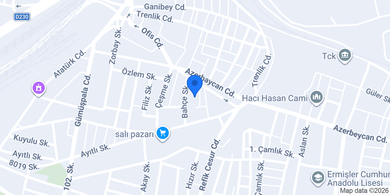 Yeni Uğur Eczanesi konumu