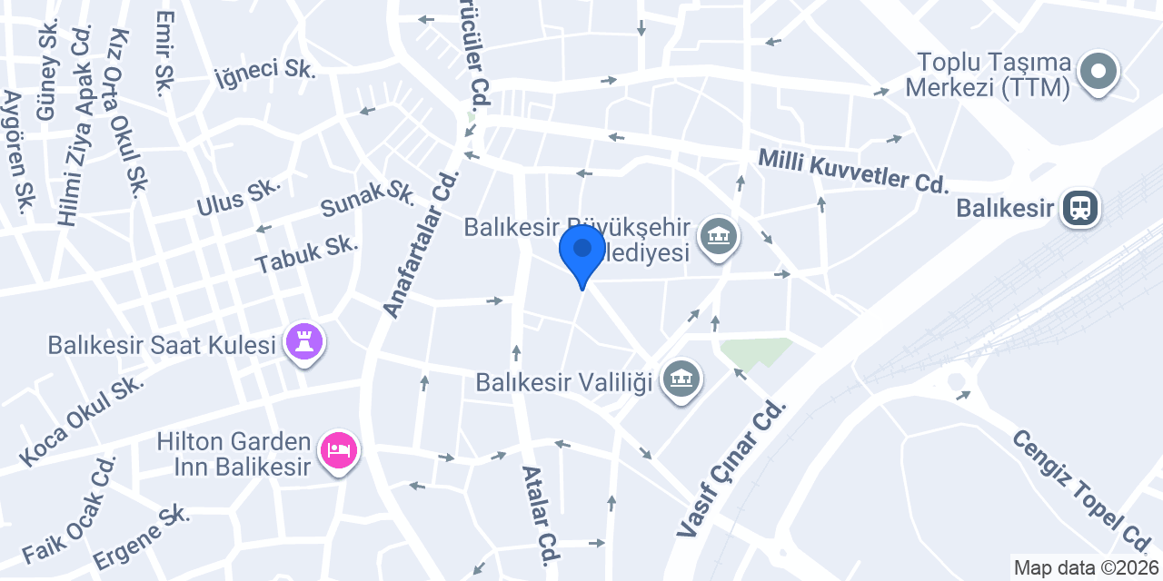 Evim Otel konumu