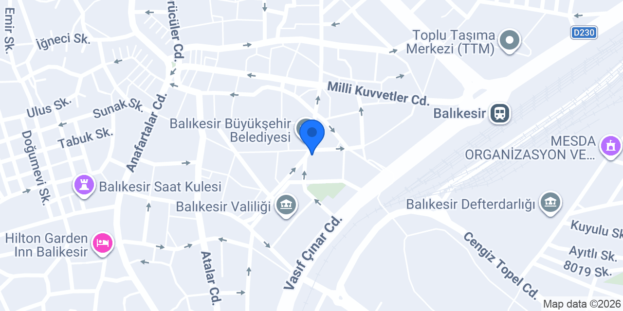Diş Hekimi Özgür Başaran konumu