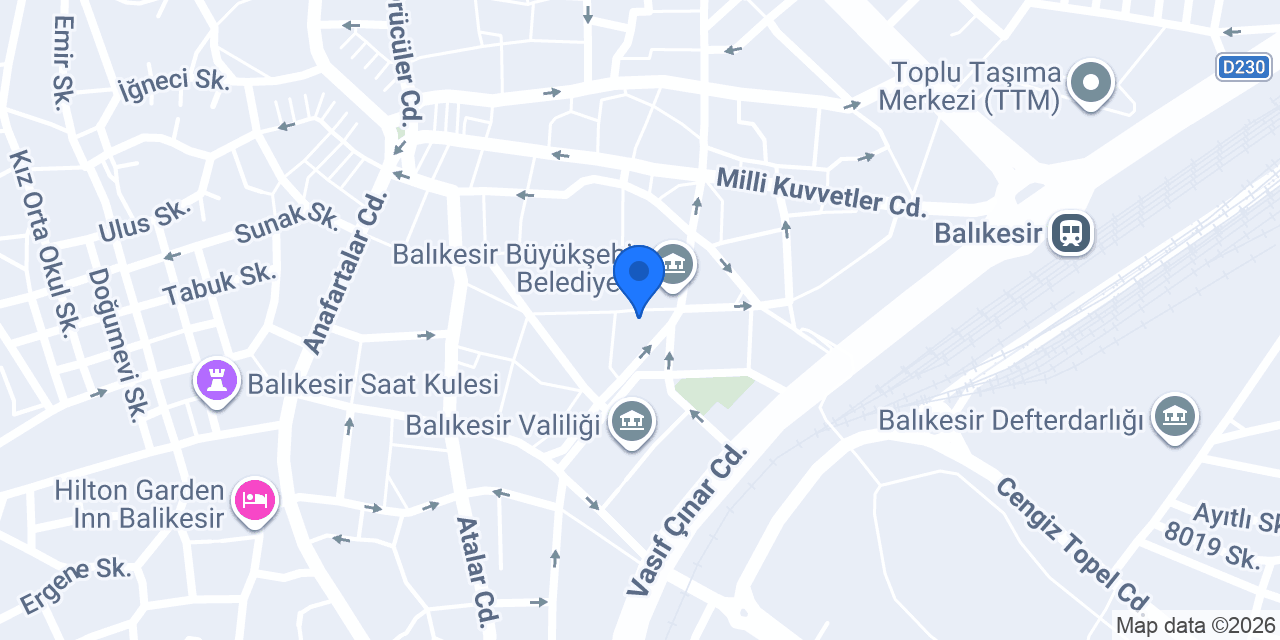 MY Ocakbaşı konumu