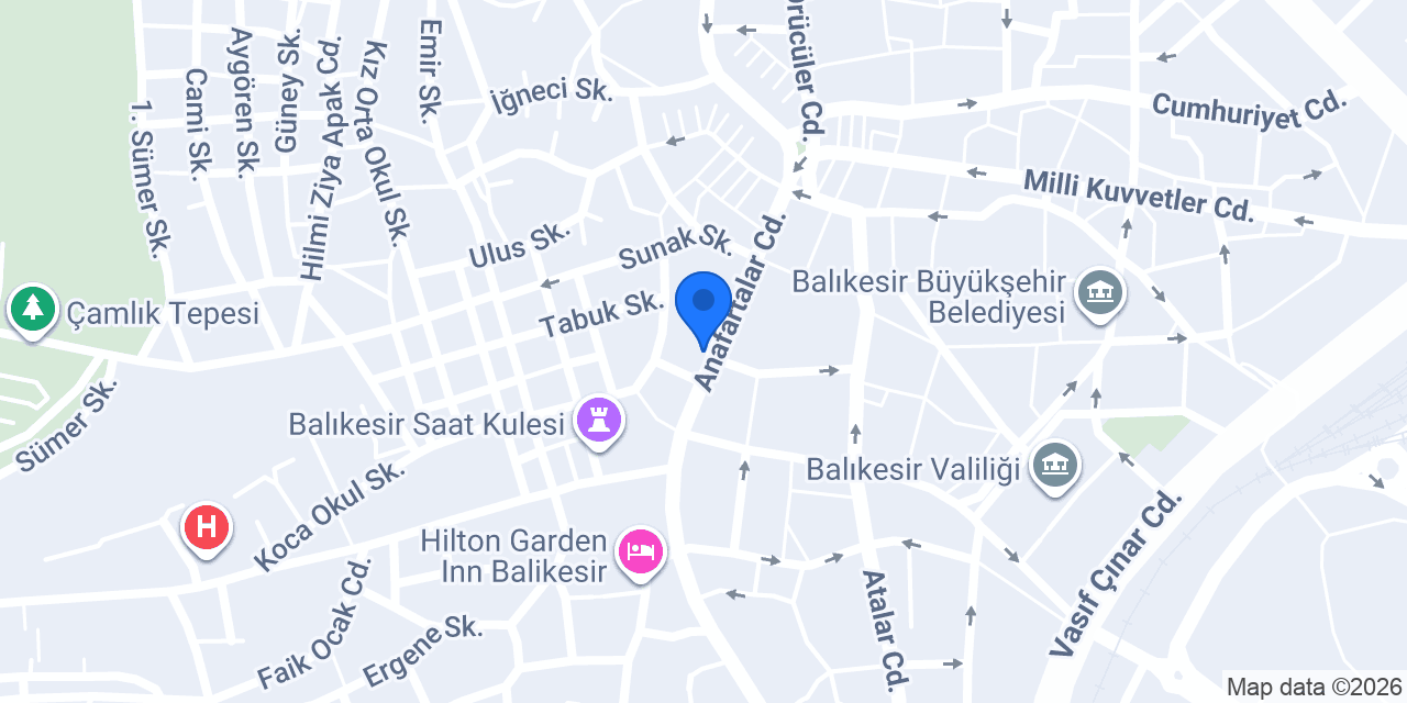 Kuveyt Türk Balıkesir Şubesi konumu
