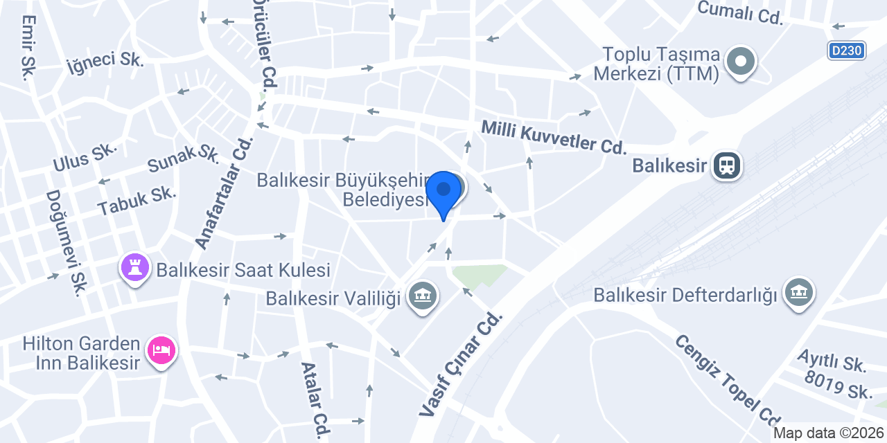 Budak Diş Kliniği konumu