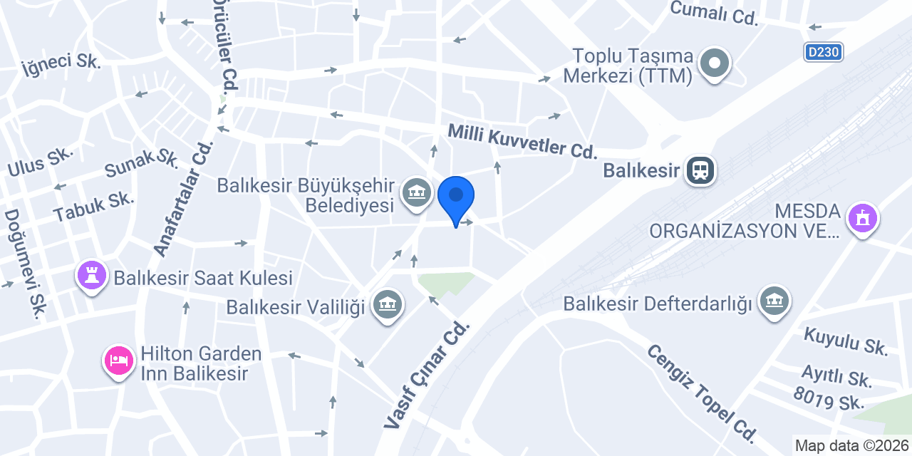 Eskişehir Mobilya konumu