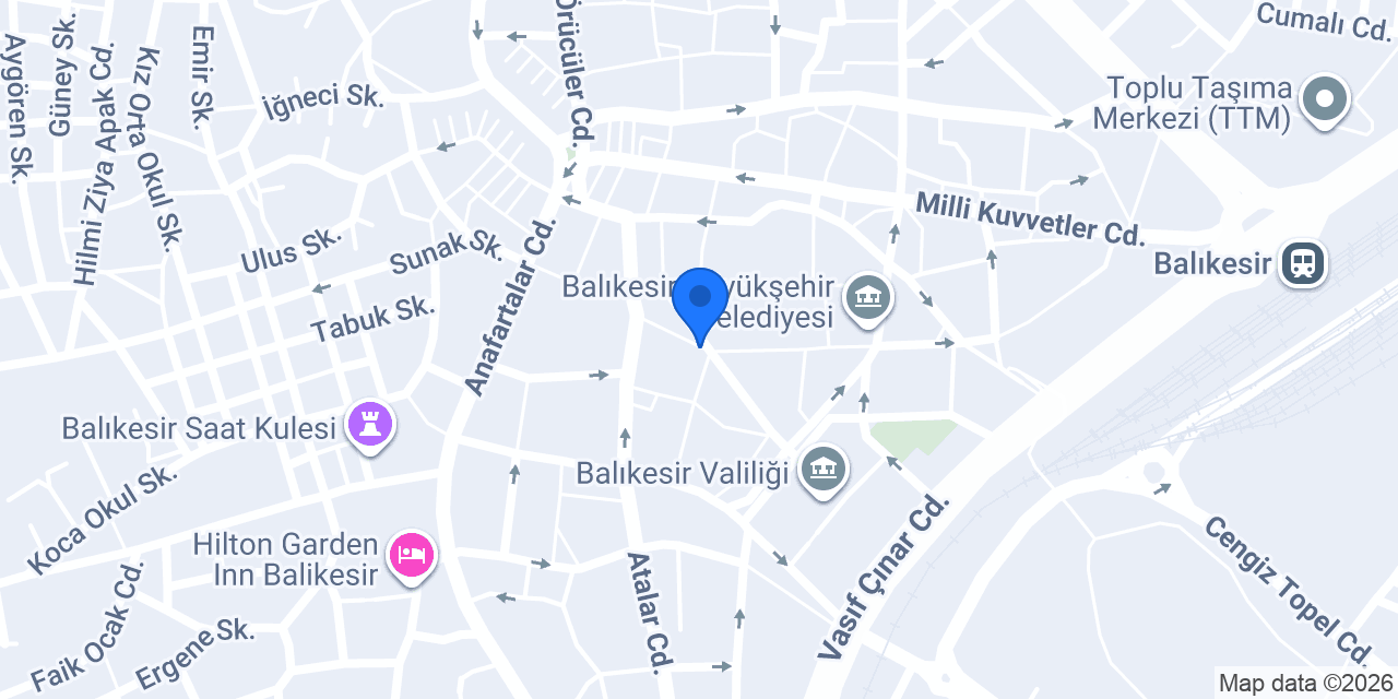 Çatı Kafe konumu