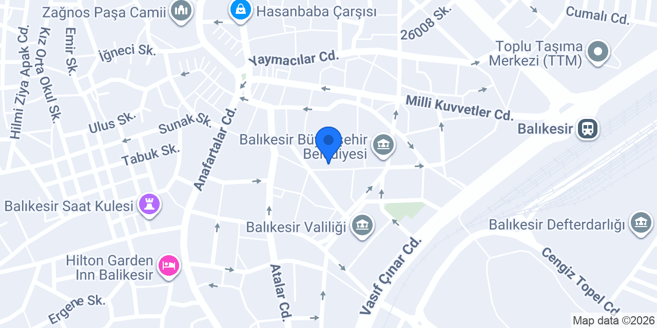 Kuaför Taci konumu