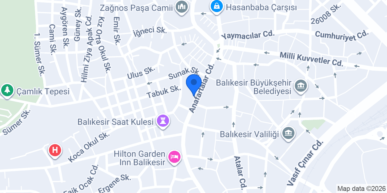 ING - Balıkesir Şubesi konumu