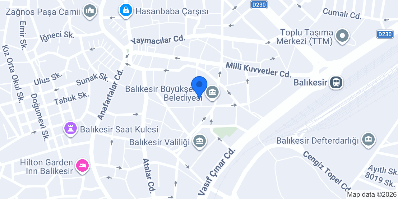 Av. Erkan SAKARYA konumu