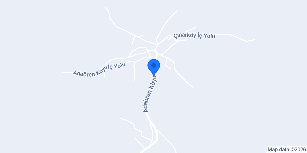 Adaören İlköğretim Okulu konumu