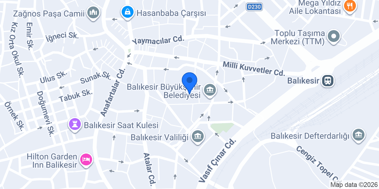 ARTDEKOR ORÜS konumu