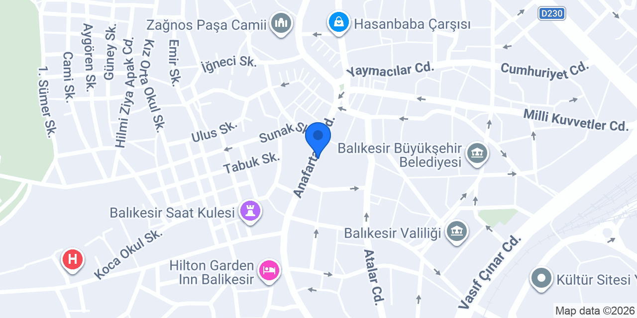 Ptt-balıkesır Posta Dagıtım konumu