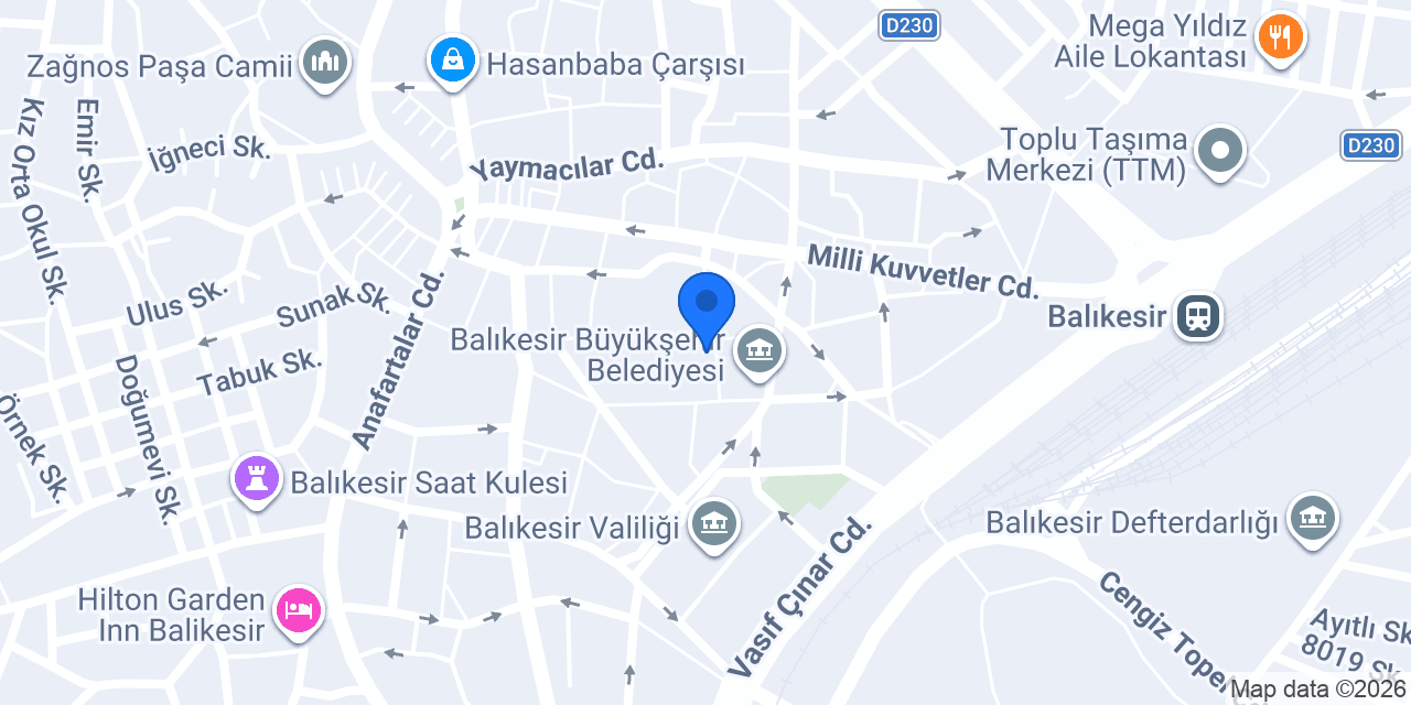 OĞUZ OPTİK konumu
