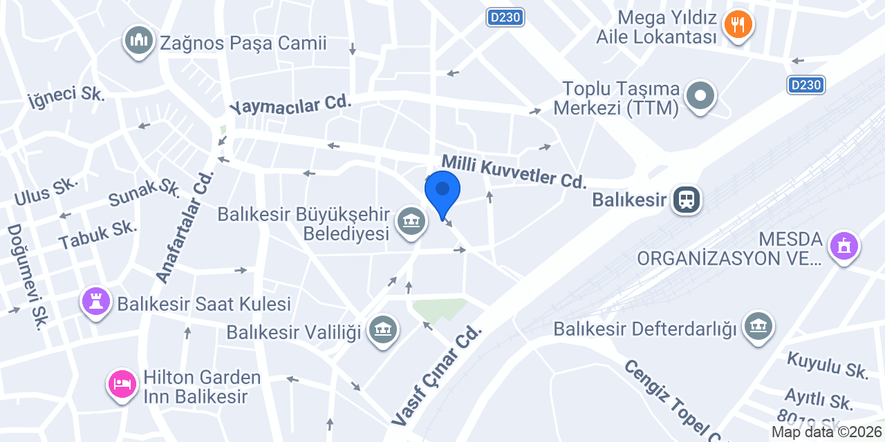 Akar İnşaat konumu