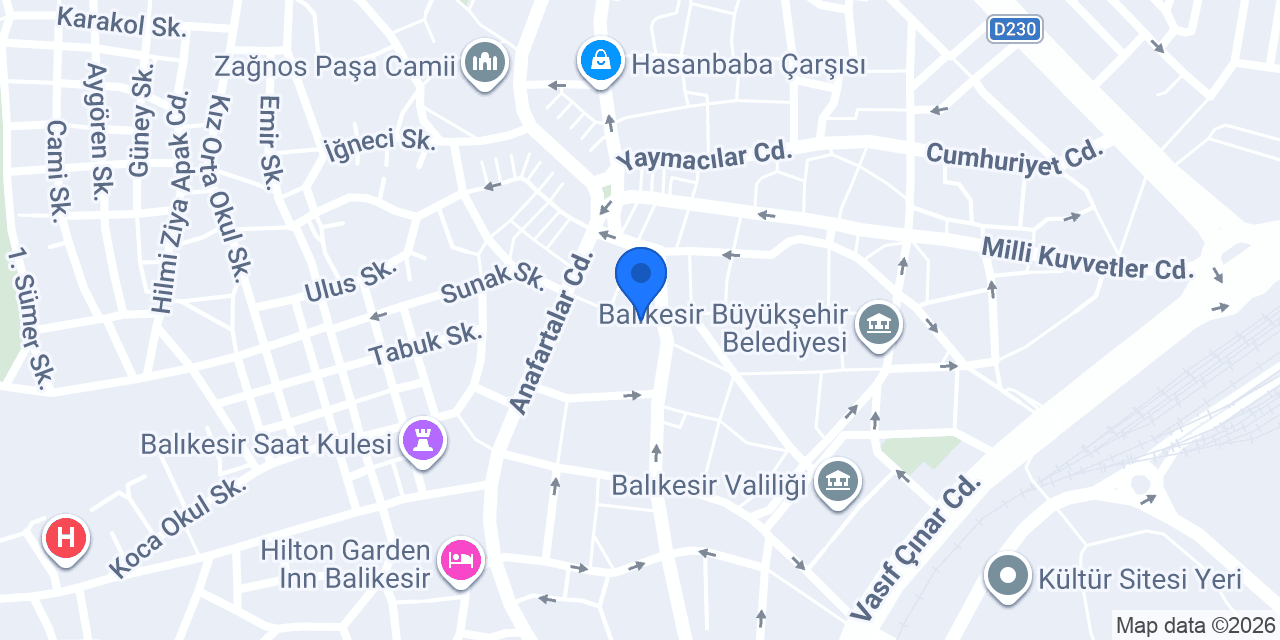 VEFA ÇAYEVİ konumu