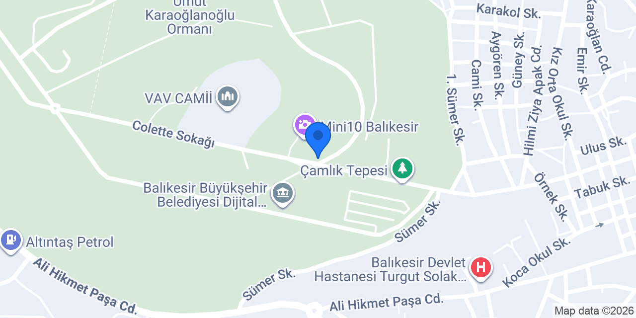 Mini10 Balıkesir konumu
