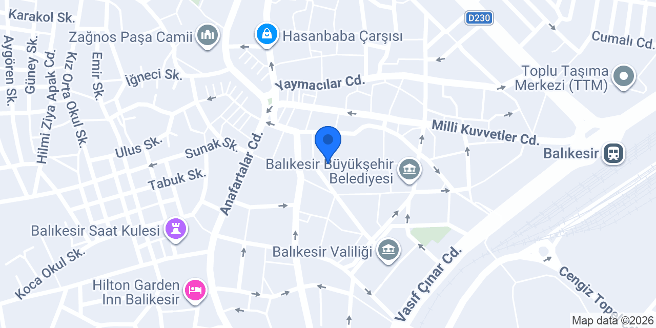 ES OPTİK & LENS BALIKESİR konumu