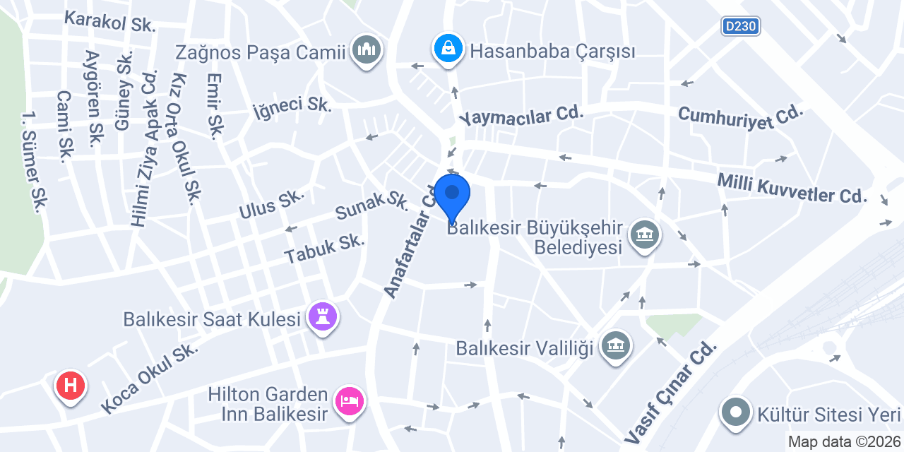 Mavi Sigorta Acentesi konumu
