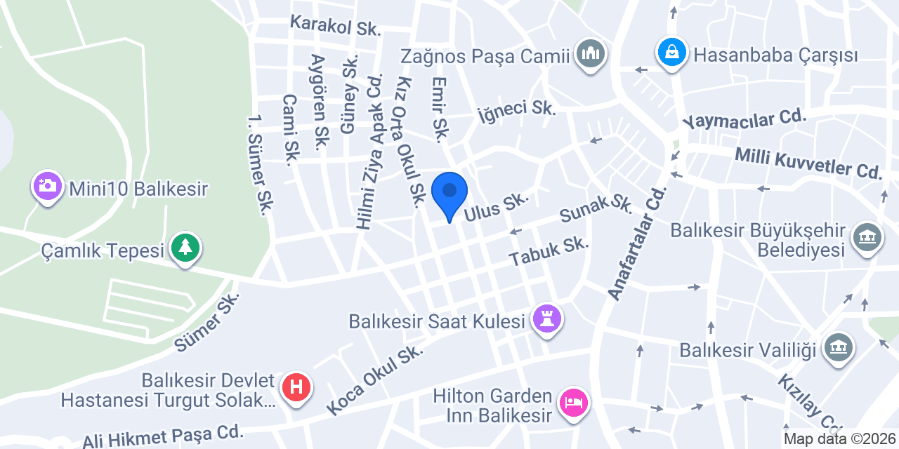 Karesi Halk Eğitimi Merkezi konumu