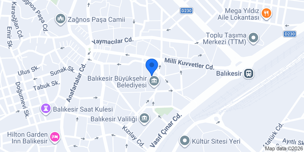 Mesel Atölye konumu