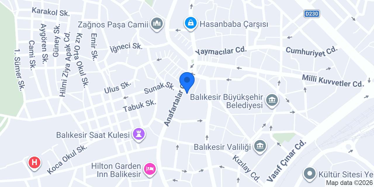 Mesrur Moda konumu