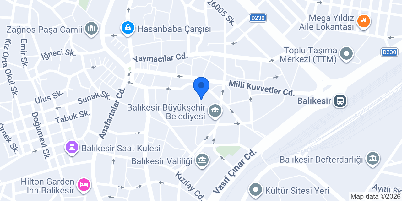 Eksen Optik Lens Balıkesir konumu
