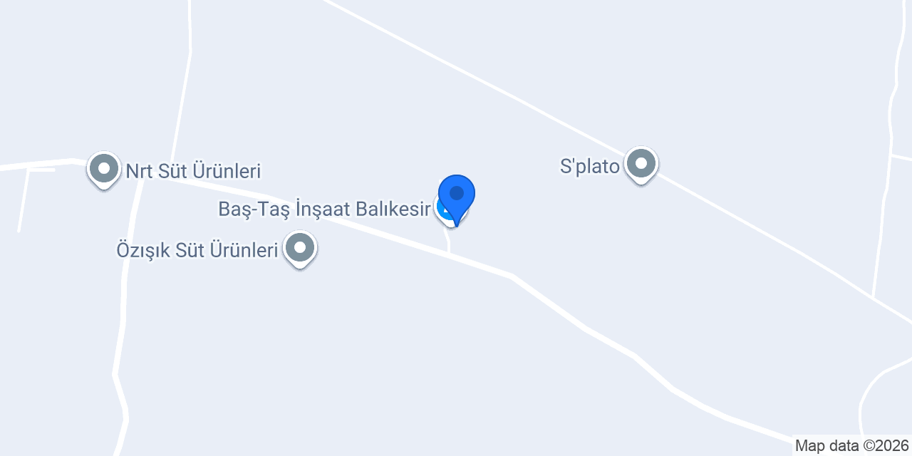 Baş-Taş İnşaat Balıkesir konumu
