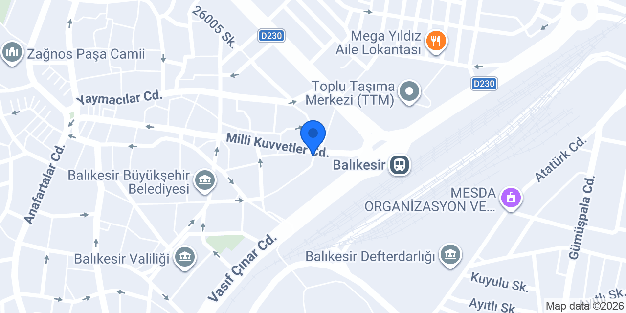 Av. Tunahan DEMİRAY konumu