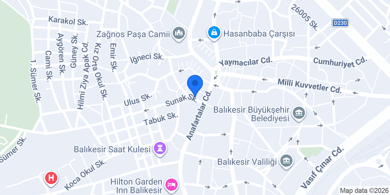 AÇA Bilgisayar konumu