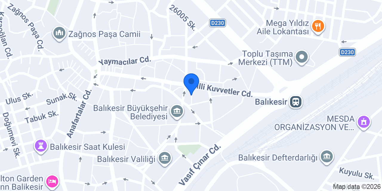 SMMM Vesile BOZTAŞ konumu