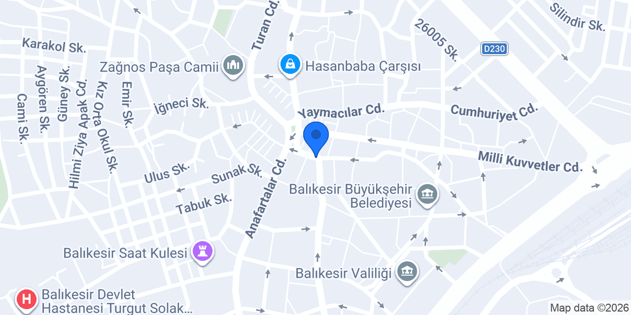 Yeni Eczanesi konumu