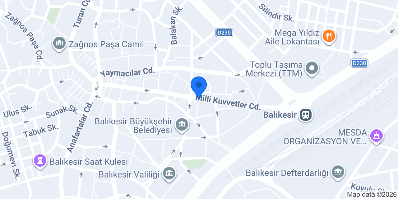 BALTAT Tatlı Dünyası konumu