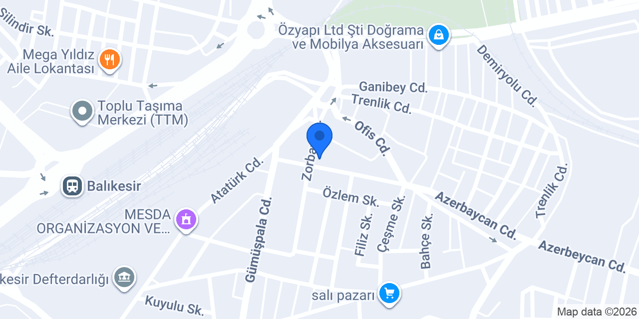 Oto Lastik konumu