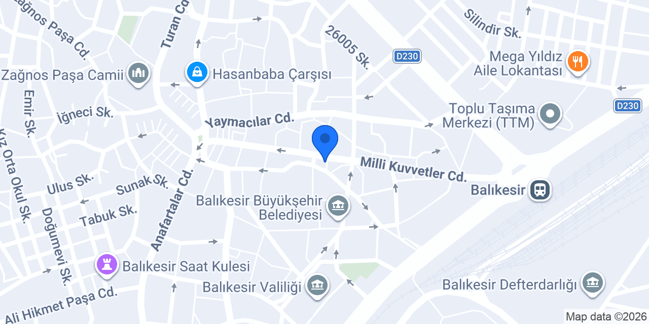 Bengi Otel konumu