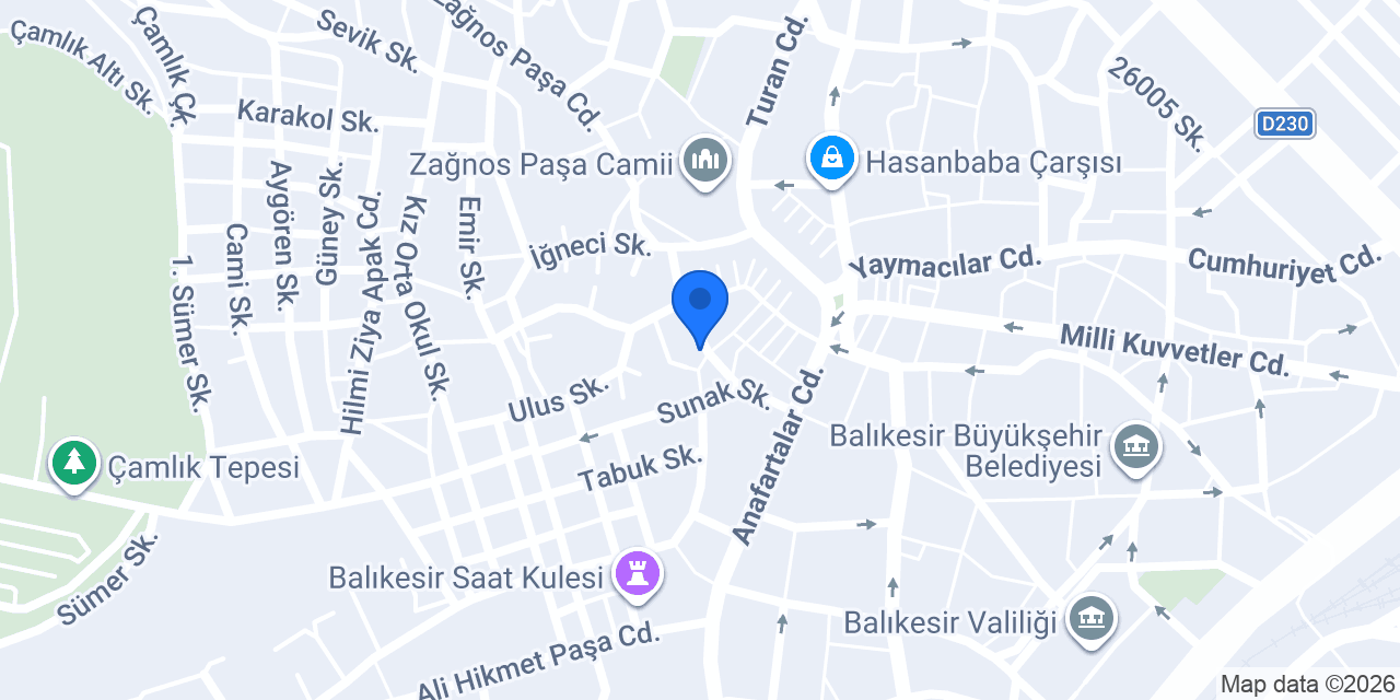 Güngör Elektrik konumu